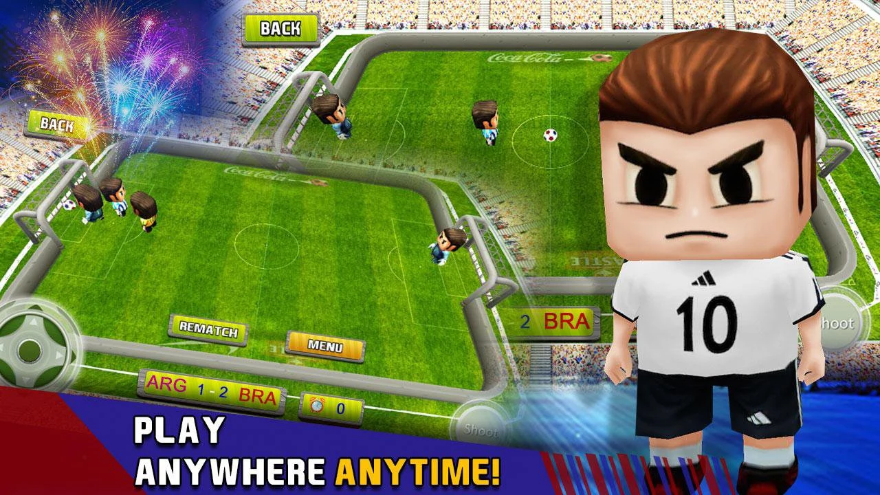 Blocky World Cup 2018: Mini Football Game screenshot