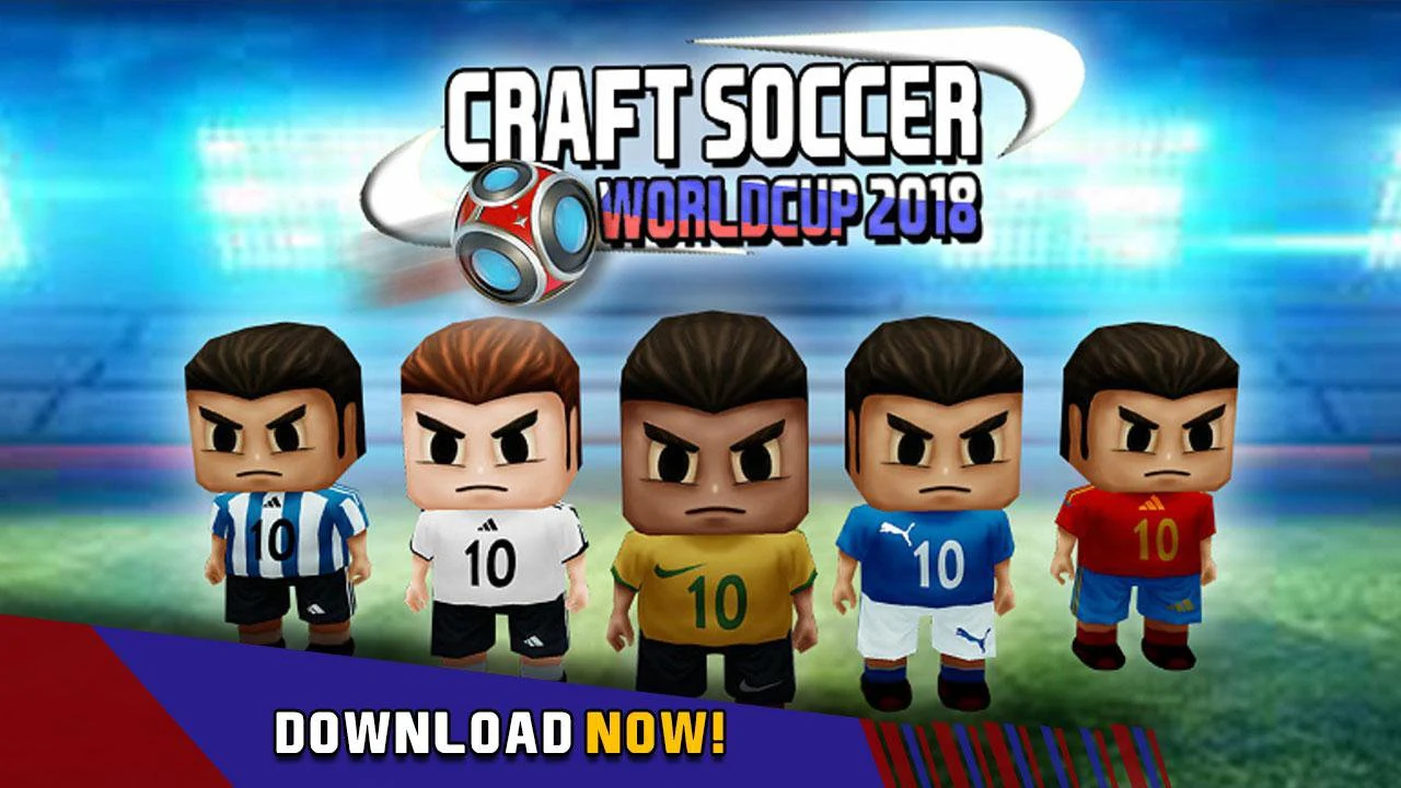Blocky World Cup 2018: Mini Football Game screenshot