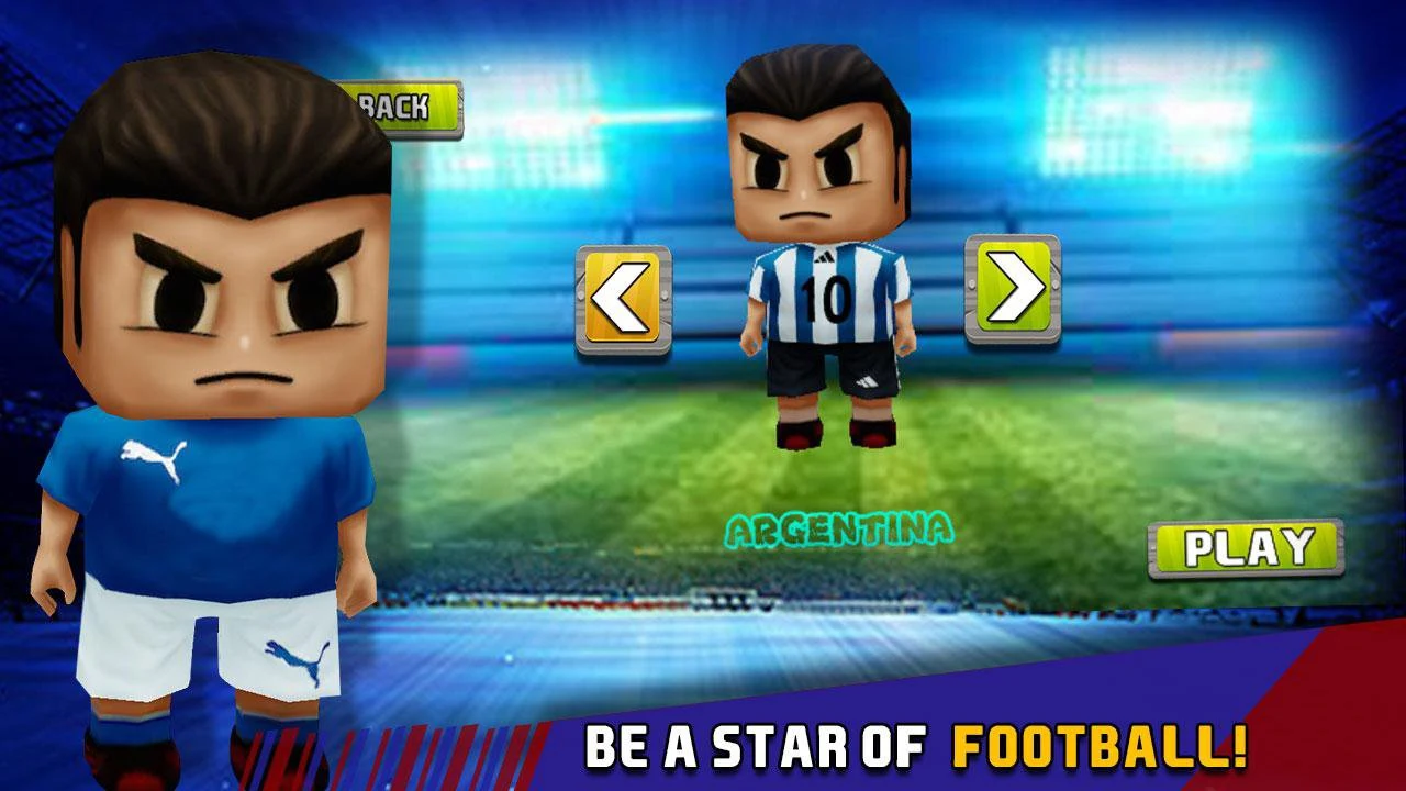Blocky World Cup 2018: Mini Football Game screenshot